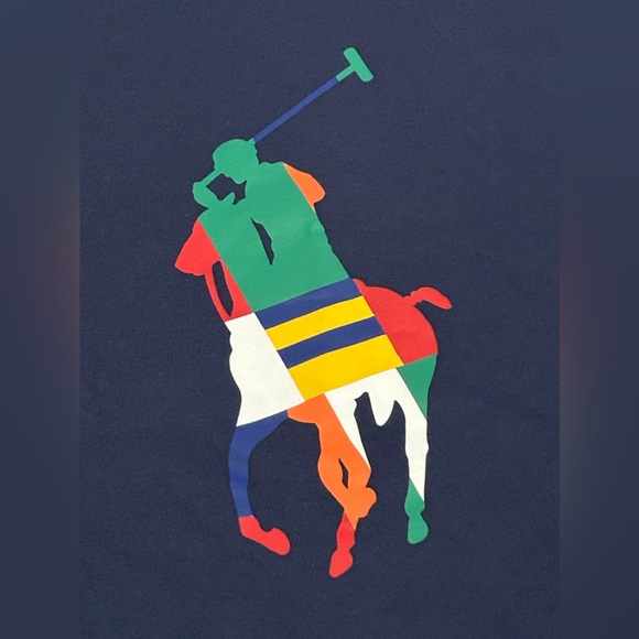 Polo Ralph Lauren Men  Big Pony Sweatshirt Navy Pullover XLT new without tags - Picture 2 of 8